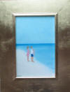 family at beach