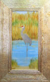crane in water